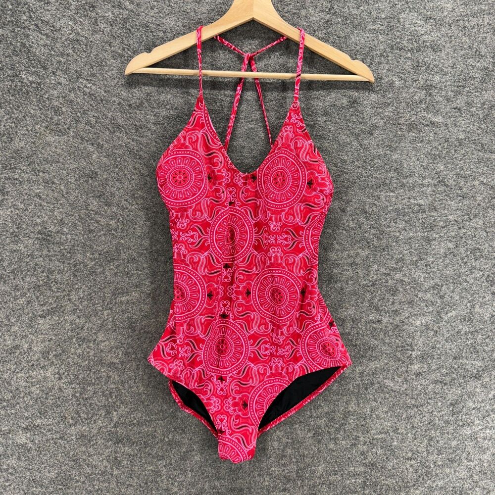 VENUS Pink Red Medallion One-Piece Swimsuit